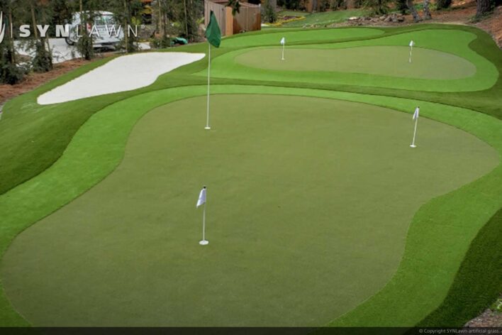 SYNLawn Philadelphia PA golf artificial grass for putting greens with slopes